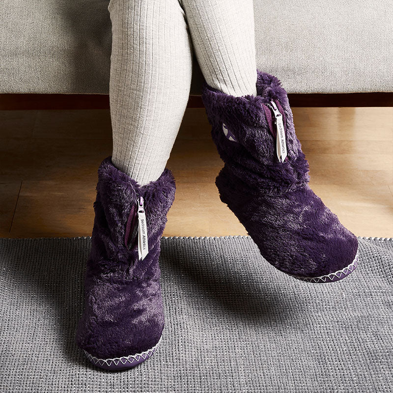 Marilyn Sweet Grape Classic Faux Fur Slipper Boot Bedroom Athletics